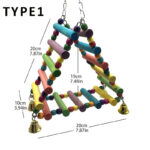 Parakeet Bird Toy Amusement Park Swing Stand - Image 7