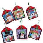 Cross stitch kit Christmas tree hanging - Image 2