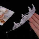 Europe And The United States Simple High-end Hair Accessories Bride Wedding Headdress - Image 2