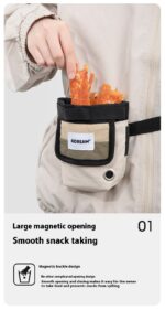 Portable Pet Snack Bag For Outdoor Storage - Image 10