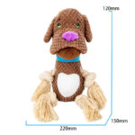 Dog Plush Shell Shape Containing Sound Paper Bb Called Bite-Resistant Molar Pet Toy Interactive Large Dog Puppy Pet Supplies - Image 2