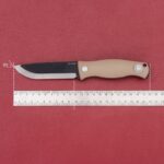 Outdoor Camping Equipment Portable 1095 Steel Mikata Handle Straight Knife - Image 6
