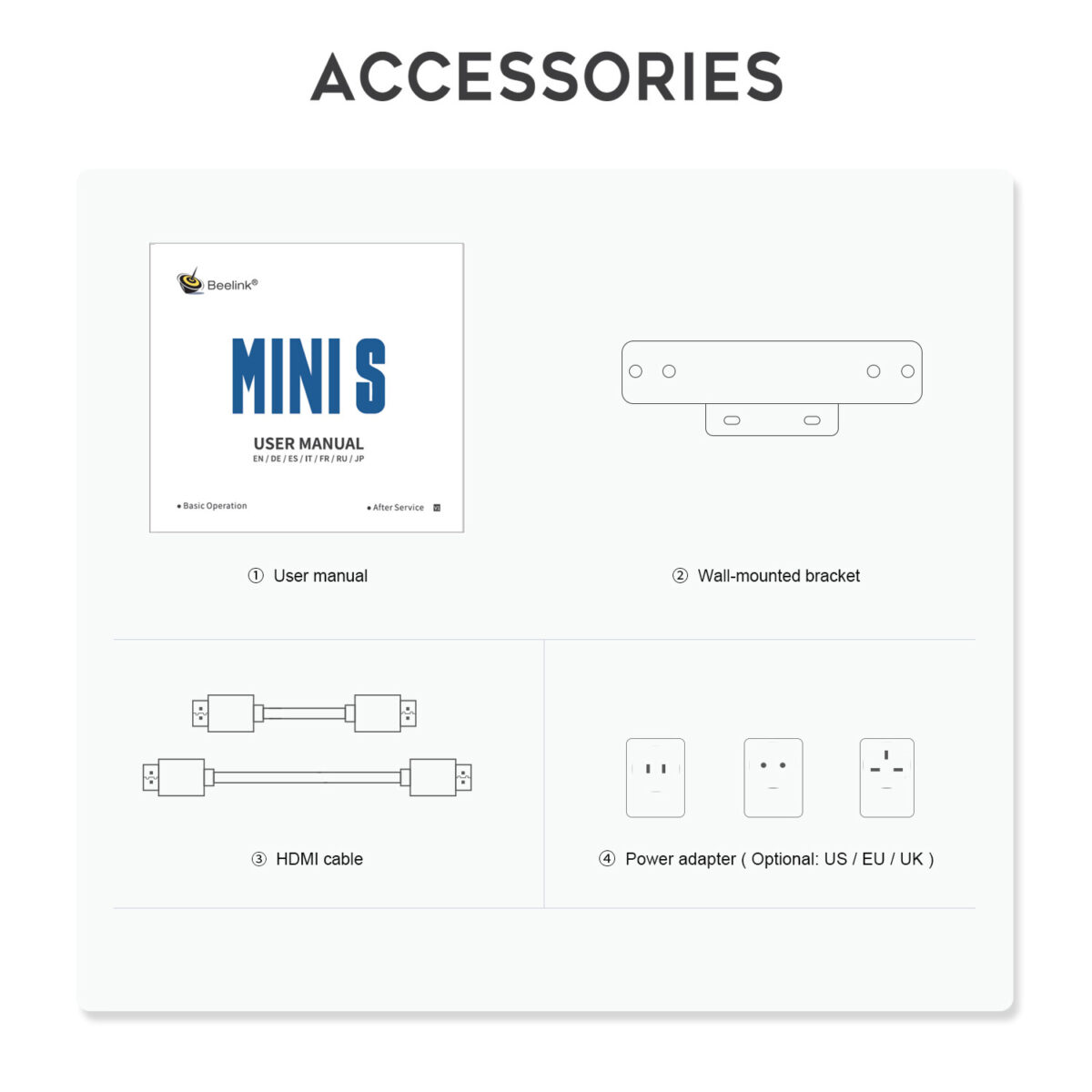 Beelink MINI S N5095 MINI-host 4K Office Game Theater Portable MiniPC Desktop Computer - Image 7