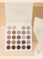 Cream Eye Ling 25 Color Eyeshadow Beads Matte Earth Milk Tea Large Pan Eyeshadow Palette - Image 5