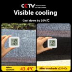 Agricultural Greenhouse Courtyard Sunshade Vegetable Insulation Black Sunshade Net - Image 2