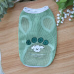 Spring And Summer Grid Pet Cute Cartoon Printed Vest - Image 7