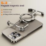 Metal Airbag Anti-fall Shell Phone Case Protective Shock Absorption Aerospace Grade Aluminum Holder Cover - Image 3