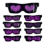 Bluetooth connected luminous glasses led shutter atmosphere Sunglasses - Image 4