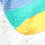 Rainbow knit dog sweater - Image 3