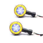 Turn Signal Lights, Motorcycle Modification LED Two-Color Water Indicator Signal - Image 5