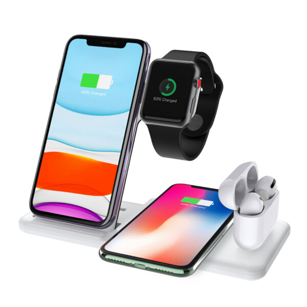 Compatible with Apple , Four in one wireless charging fast charge