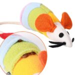Rainbow Mouse Pet Tease Cat Plush Bite Resistant Toy - Image 3