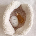 Teddy Plush Cosmetic Bag Japanese Style Lambswool - Image 2