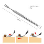 Stainless Steel Tick Tweezers Professional Quick Tick Removal Tool For Cat Dog Pet Supplies Tick Removal - Image 2