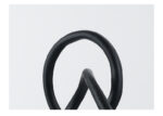 Simple And Modern Black Resin Twisted Knot Abstract Geometric Ornaments - Image 3