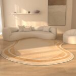 Cashmere Floor Mat Nordic Light Luxury Irregular - Image 2