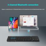 Mobile Phone Tablet Folding Bluetooth Keyboard Portable Mute - Image 4