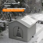 Winter Warm And Waterproof Love Stray Cat Nest - Image 3