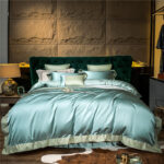 High-grade Brocade Four-piece High Precision 200 Long-staple Cotton Bedding - Image 7