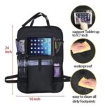 Compatible with Apple, Car storage bag car seat back pocket bag car with IPAD bag 600D Oxford cloth - Image 3