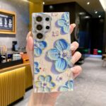 Luxury Rhinestone Oil Painting Flower Phone Case Lens Fine Hole All Inclusive - Image 10