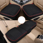 Three-piece Car Seat Cushion New Linen Cushion Cover Without Backrest - Image 3