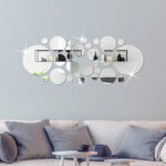 Big And Small Circles Mirror Sticker 3D Stereo Acrylic Wall Decoration - Image 3