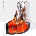 Women's New Geometric Square Scarves - Image 10