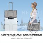 Dog Carrier For Small Medium Cats Puppies Up To 15 Lbs  Carrier Soft Sided, Collapsible Travel Puppy Carrier  Grey - Image 4