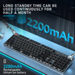 Wireless Mechanical Keyboard Thin 104 Keys - Image 5