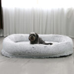 Plush Round Winter Warm Sponge Dog Pad Pet Supplies - Image 4