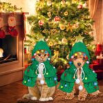 Cat Christmas Outfit Cat Kitten Christmas Clothes Cat Christmas Tree Costume With Star Ornament For Cats Kittens Pets - Image 5