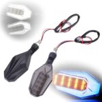 Motorcycle Modified Two-color Light Guide 30LED Steering Indicator Signal - Image 2
