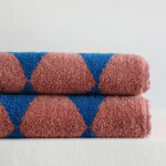 Parent-child Large Rhombus Striped Long-staple Cotton Yarn-dyed Household Towels Bath - Image 10