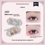 Matte Thin And Glittering Pearlescent New Six Color Eyeshadow Palette - Image 5