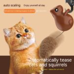 Smart Cat Teaser Toy Squirrel USB Charging - Image 4