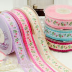 Handmade Diy Rib Printed Flowers And Plants Webbing Ribbon - Image 8