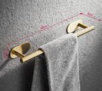 Single Bar Towel Rack Bathroom Hook Bathroom Pendant - Image 3