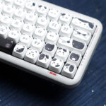 Black And White Kitten Full Set Sublimation Key Cap - Image 3