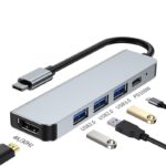 Portable Notebook And Tablet Computer Six In One Expansion Dock - Image 5
