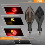 Motorcycle Arrow-shaped Light Guide Two-color LED Turn Signal Daytime Running Lamp - Image 6