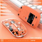 Transparent Wireless Mouse Desktop Computers And Laptop Office Home Mouse - Image 8