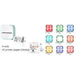 Portable Mini Thermal Label Printer Home Photo Printer Student Wrong Question Printer Bluetooth-compatible Mini Label Printer Price Tag - Image 6