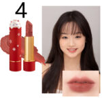 Women's Embossed Cat Lipstick Matte Moisturizing - Image 5