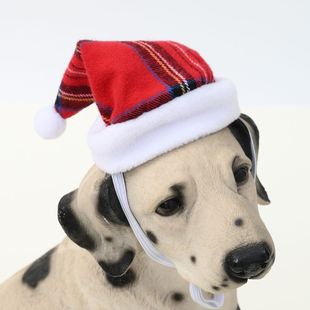 Multicolor Pet Christmas Hat Stripes - Image 3