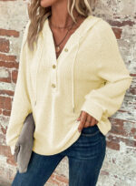 Women's Solid Color Long Sleeved Sportswear - Image 3