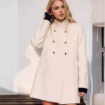 Solid Color Slim Women Woolen Coat Outerwear - Image 3