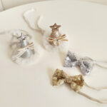 Pet Cat Birthday Gold And Silver Sequins Star Hat Bow - Image 4