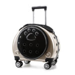 Small Pet Trolley Bag Portable Dog Diaper Bag Transparent Shoulders Cat Bag Space Capsule - Image 2