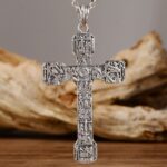 Jesus Cross Men's Pendant Silver Pendant - Image 5